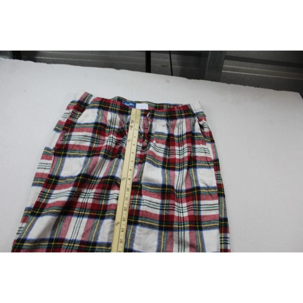 Old Navy Men Pajama Red Plaid Casual Loose Sleepwear Size Large
